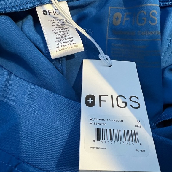 Figs Technical Zamora Scrub Joggers Pants - never worn Womens SZ Med - Picture 9 of 9